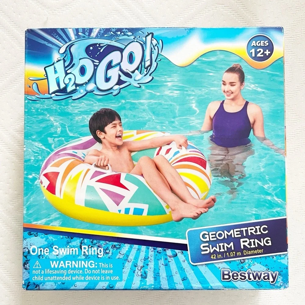 BESTWAY Geometric Swim Ring - Multicolor